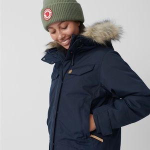 Women's Fjallraven Nuuk Parka, Black, XXS